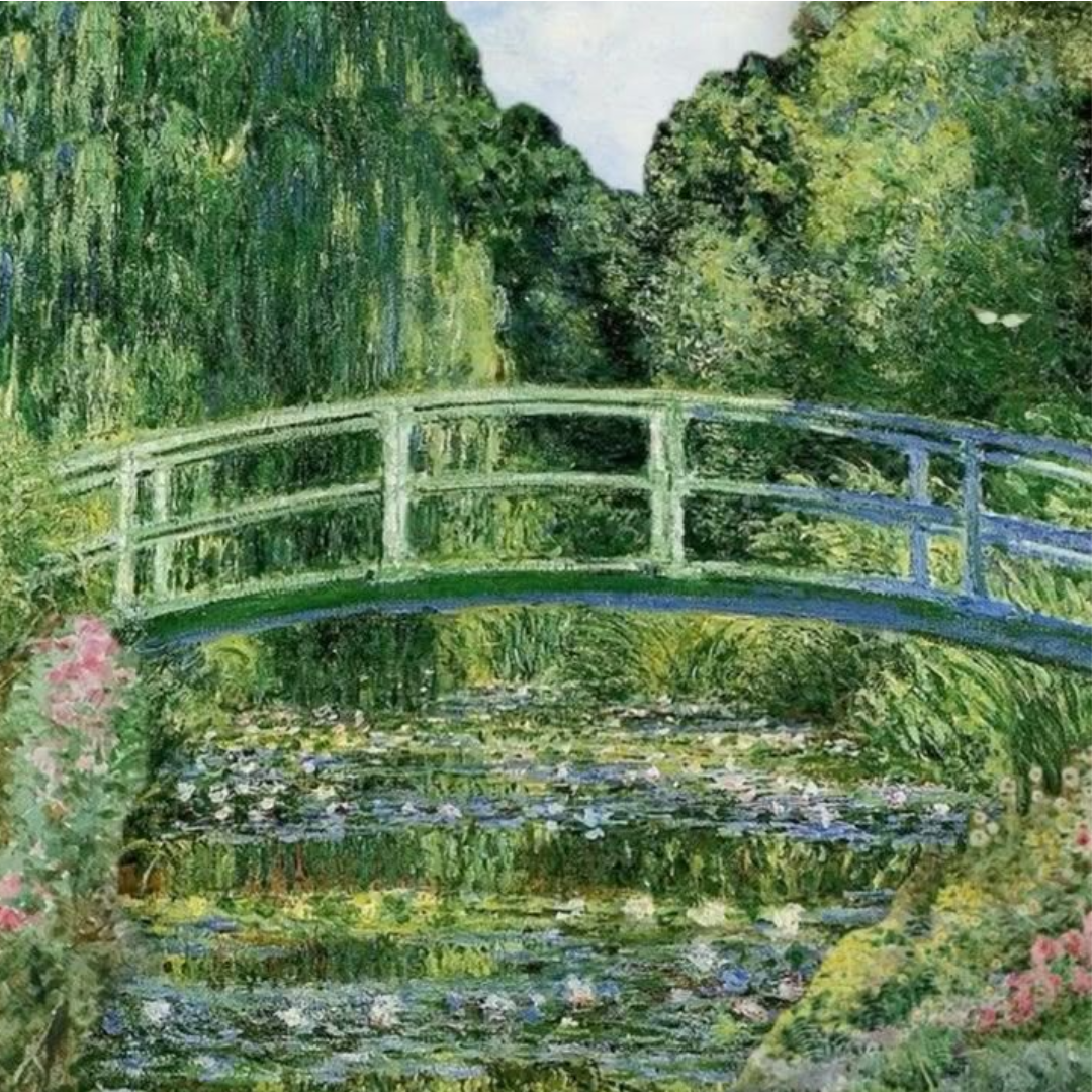 Monet Water Lilies Dark
