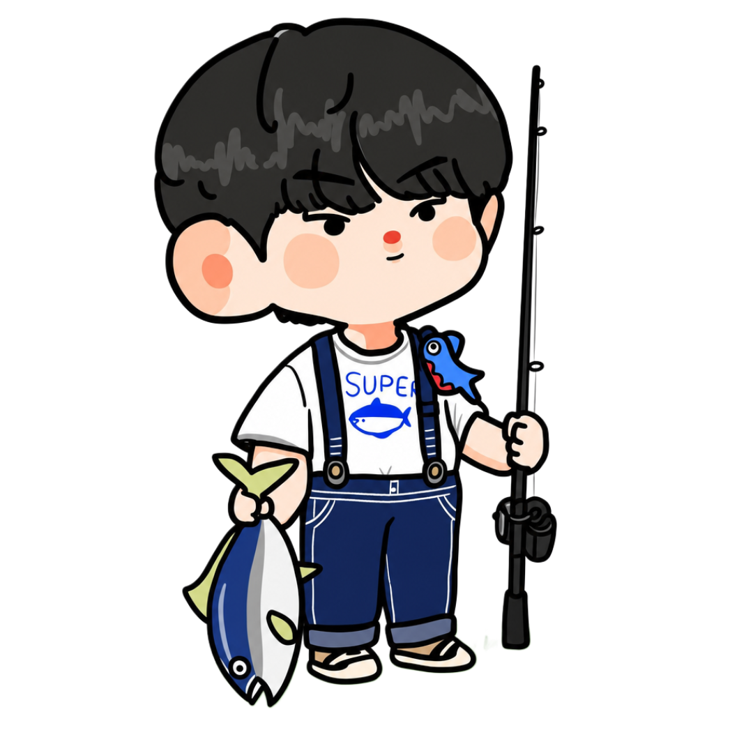 Super Tuna Jin BTS Coding Pet